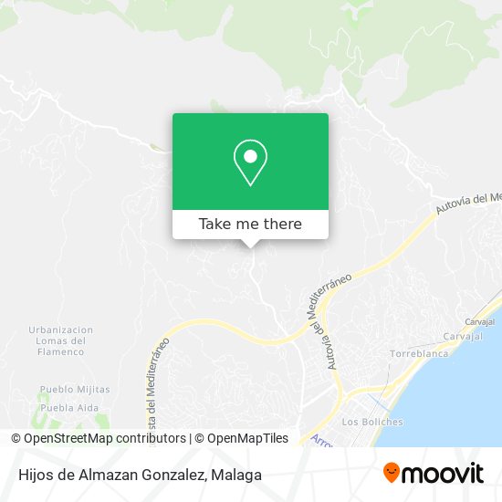 Hijos de Almazan Gonzalez map