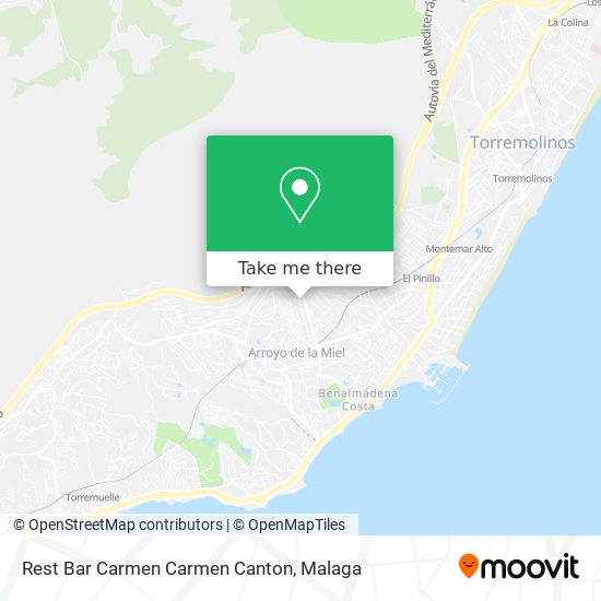 Rest Bar Carmen Carmen Canton map