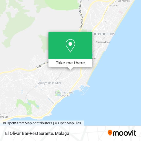 El Olivar Bar-Restaurante map