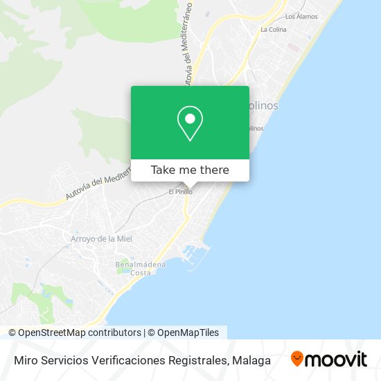 Miro Servicios Verificaciones Registrales map