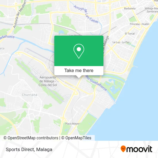 Sports Direct map