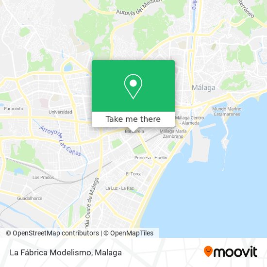 La Fábrica Modelismo map