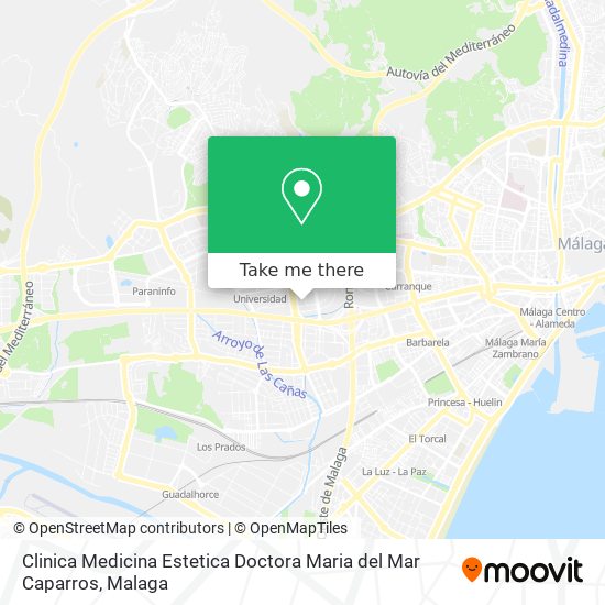 Clinica Medicina Estetica Doctora Maria del Mar Caparros map