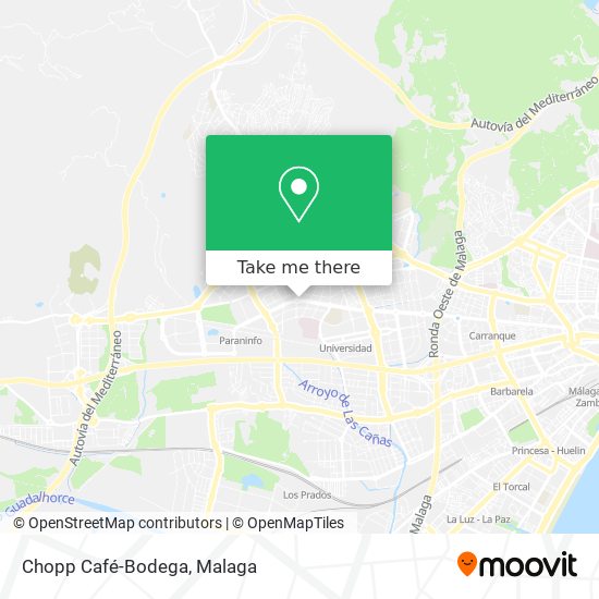 mapa Chopp Café-Bodega