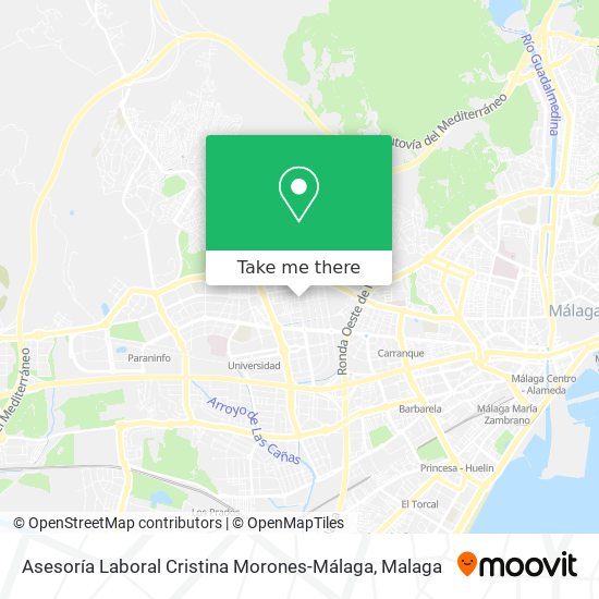 Asesoría Laboral Cristina Morones-Málaga map