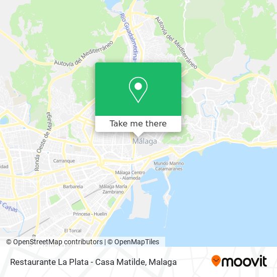 Restaurante La Plata - Casa Matilde map