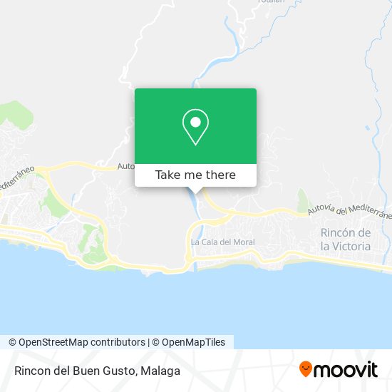 Rincon del Buen Gusto map