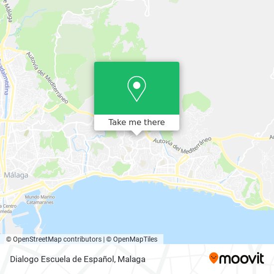 Dialogo Escuela de Español map