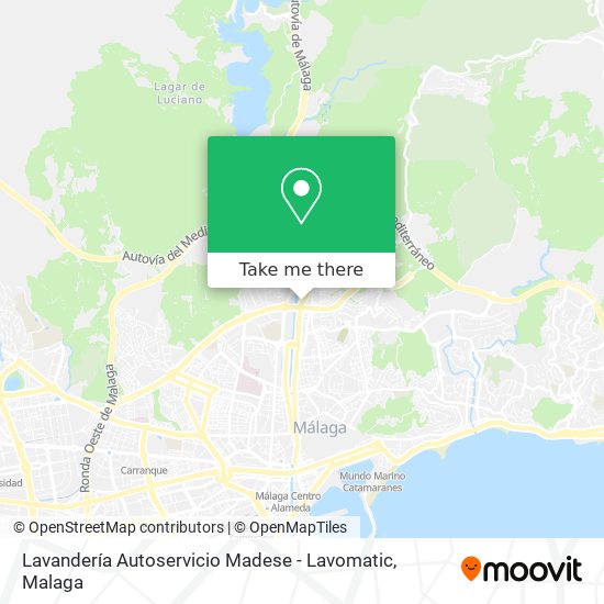 Lavandería Autoservicio Madese - Lavomatic map
