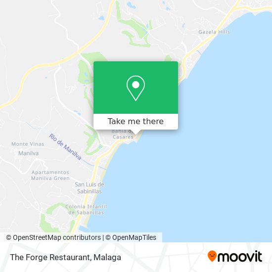 The Forge Restaurant map