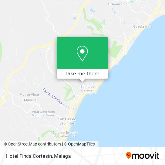 Hotel Finca Cortesín map