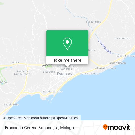 Francisco Gerena Bocanegra map