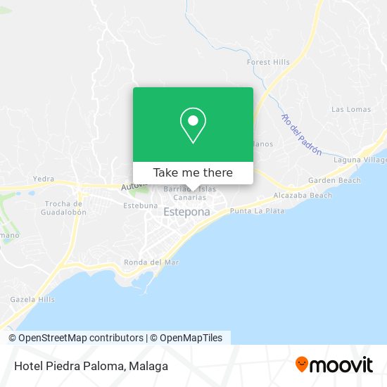 Hotel Piedra Paloma map