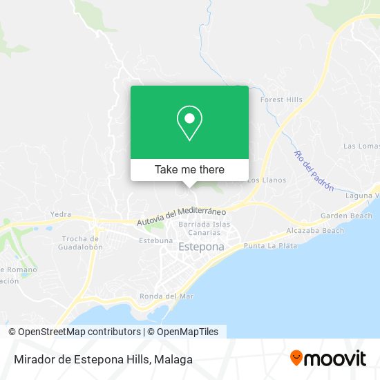Mirador de Estepona Hills map