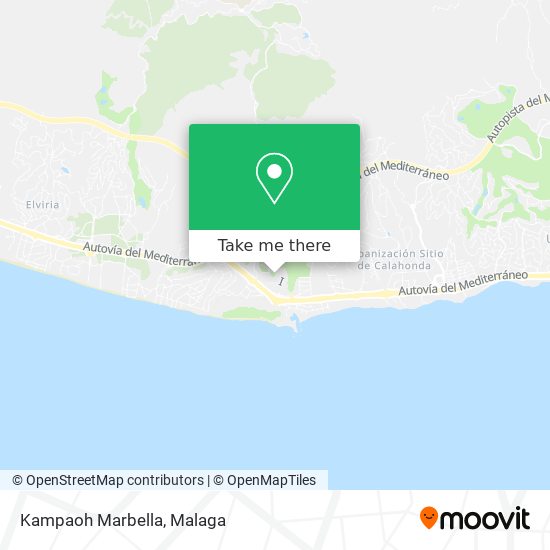 mapa Kampaoh Marbella