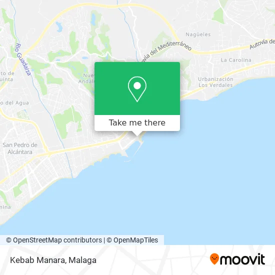 Kebab Manara map