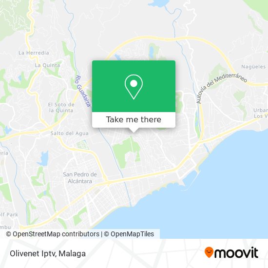 Olivenet Iptv map