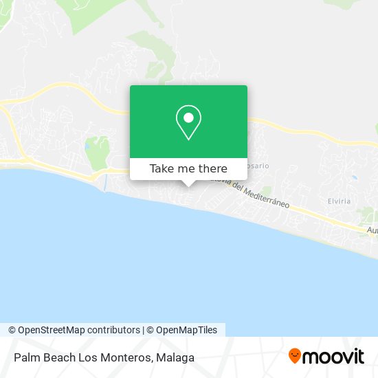 Palm Beach Los Monteros map