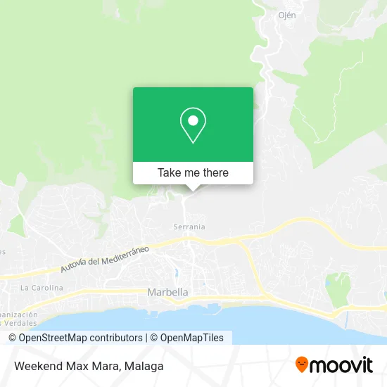 Weekend Max Mara map