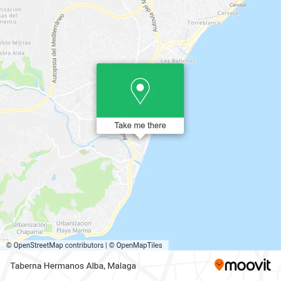 Taberna Hermanos Alba map