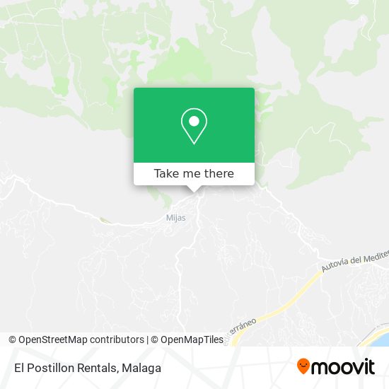 El Postillon Rentals map