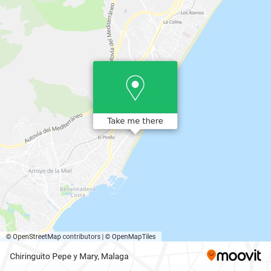 Chiringuito Pepe y Mary map