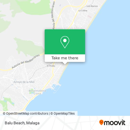 Balu Beach map