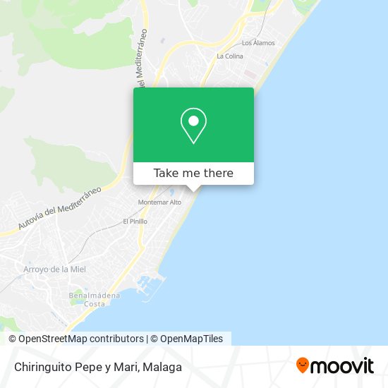 Chiringuito Pepe y Mari map