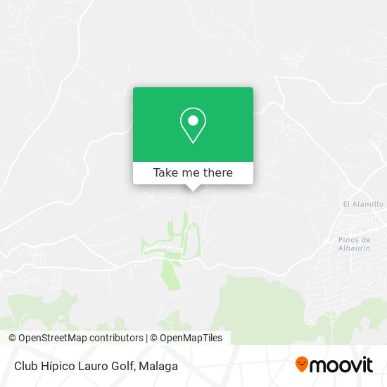 Club Hípico Lauro Golf map