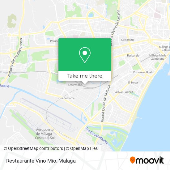 Restaurante Vino Mío map