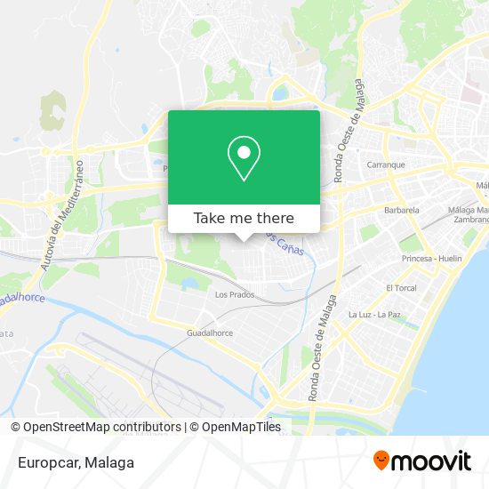 Europcar map