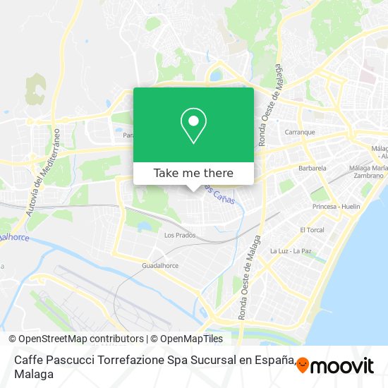 Caffe Pascucci Torrefazione Spa Sucursal en España map