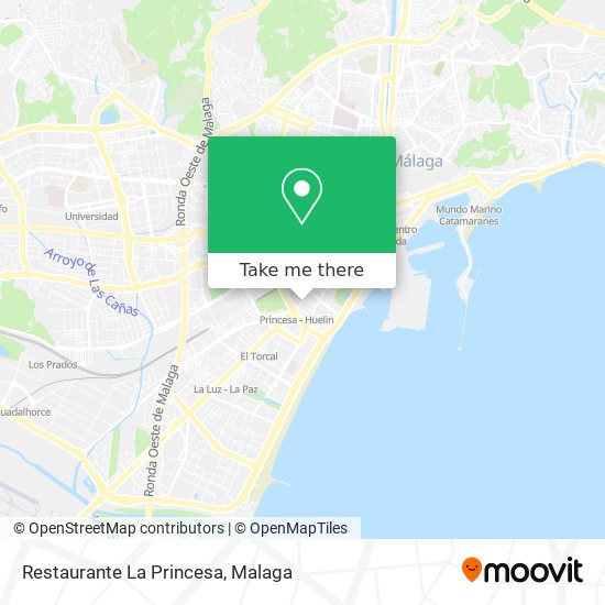 Restaurante La Princesa map