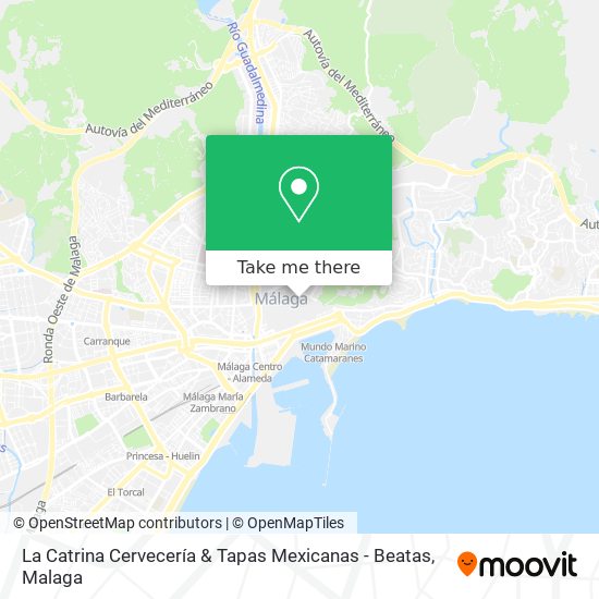 La Catrina Cervecería & Tapas Mexicanas - Beatas map
