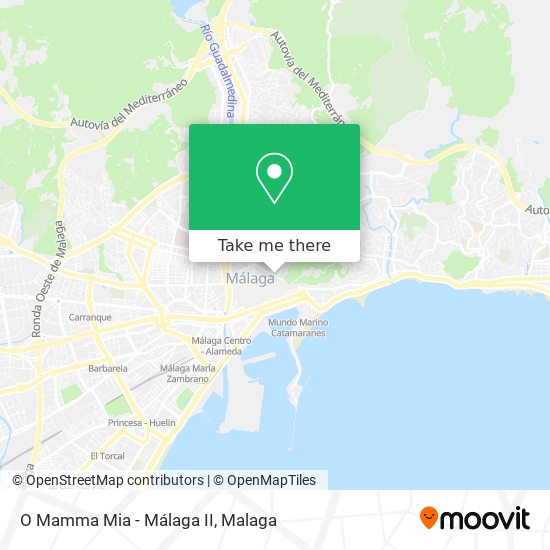 O Mamma Mia - Málaga II map