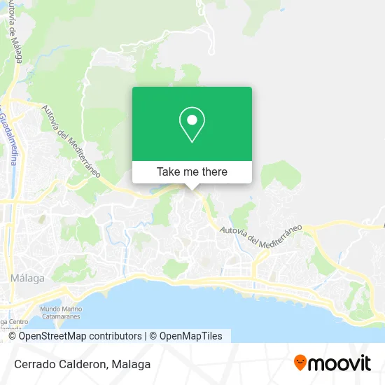 Cerrado Calderon map