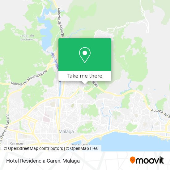 Hotel Residencia Caren map
