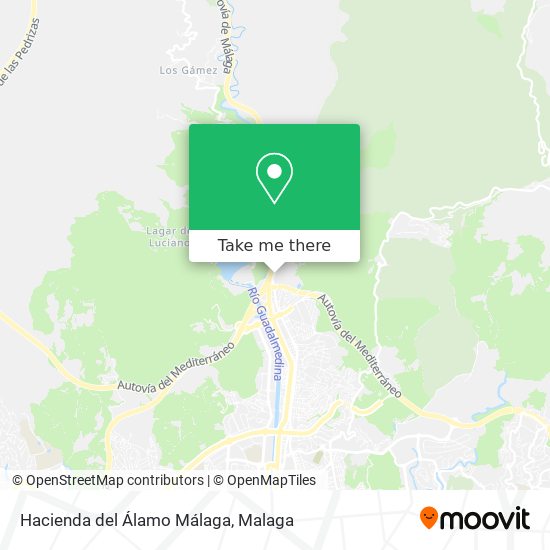 Hacienda del Álamo Málaga map