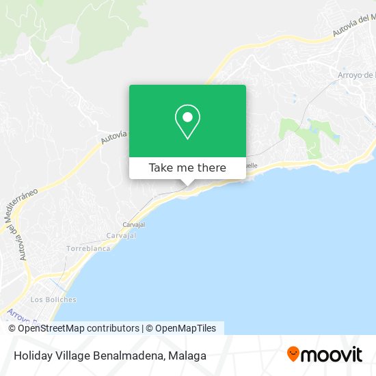 Holiday Village Benalmadena map