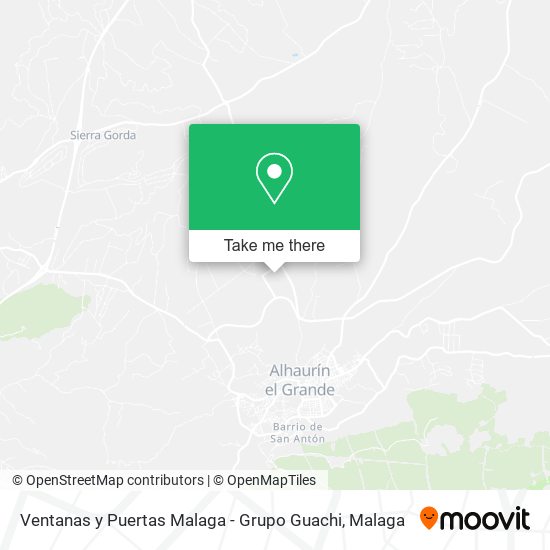 Ventanas y Puertas Malaga - Grupo Guachi map
