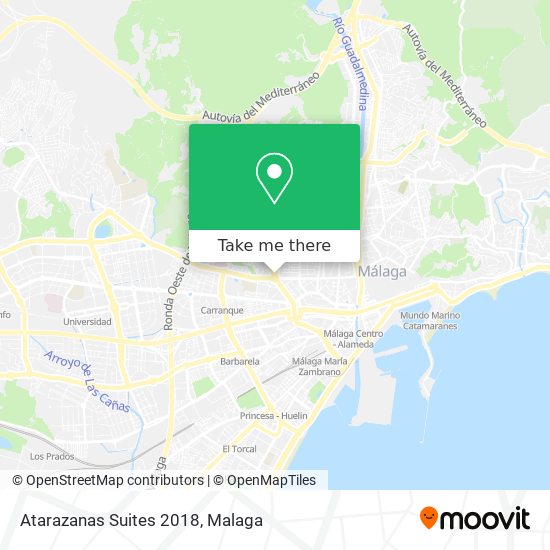 Atarazanas Suites 2018 map