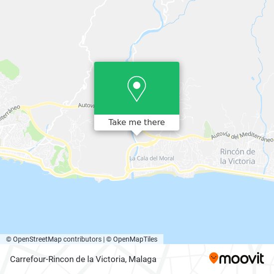 mapa Carrefour-Rincon de la Victoria