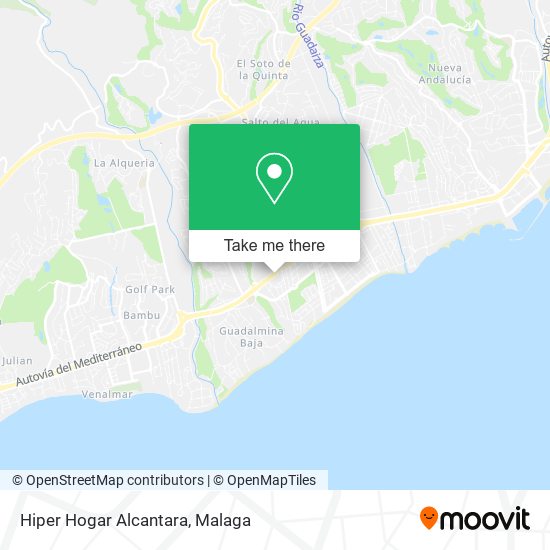 mapa Hiper Hogar Alcantara