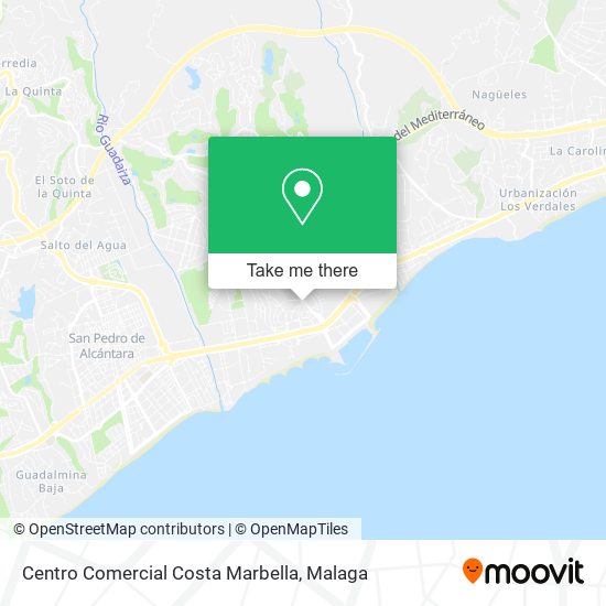 Centro Comercial Costa Marbella map