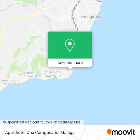 Aparthotel Ona Campanario map