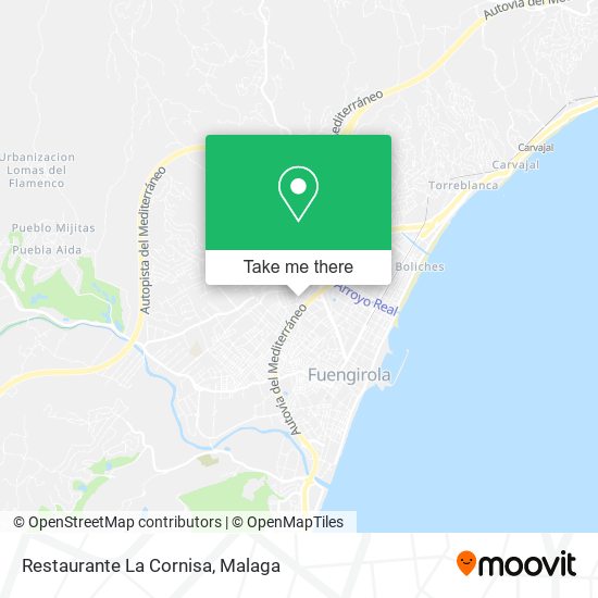 Restaurante La Cornisa map