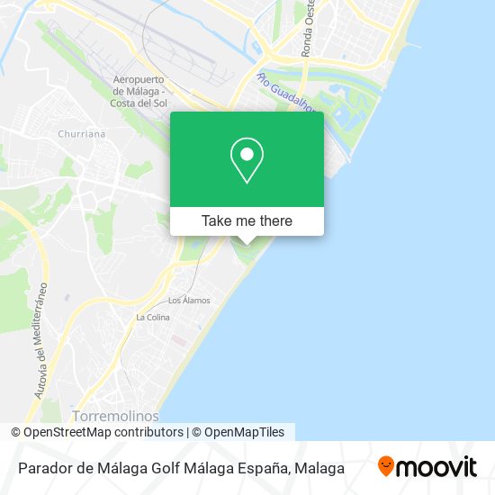 Parador de Málaga Golf Málaga España map