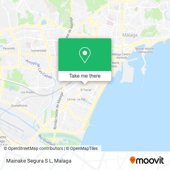 Mainake Segura S L map