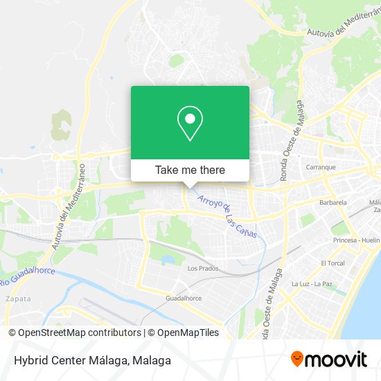 Hybrid Center Málaga map