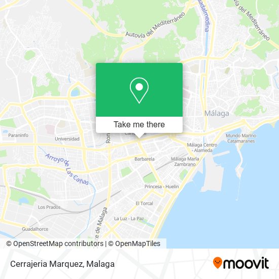 Cerrajeria Marquez map